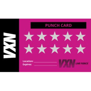 10 Class Punch Card
