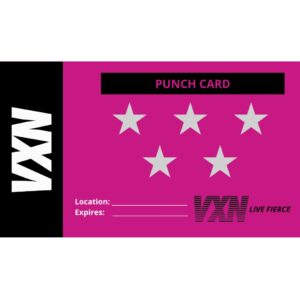 5 Class Punch Card